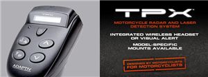 TPX Motorcycle Radar Detector