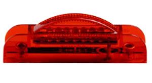 M020340R 3/4'' X 4'' Red Clearance Marker